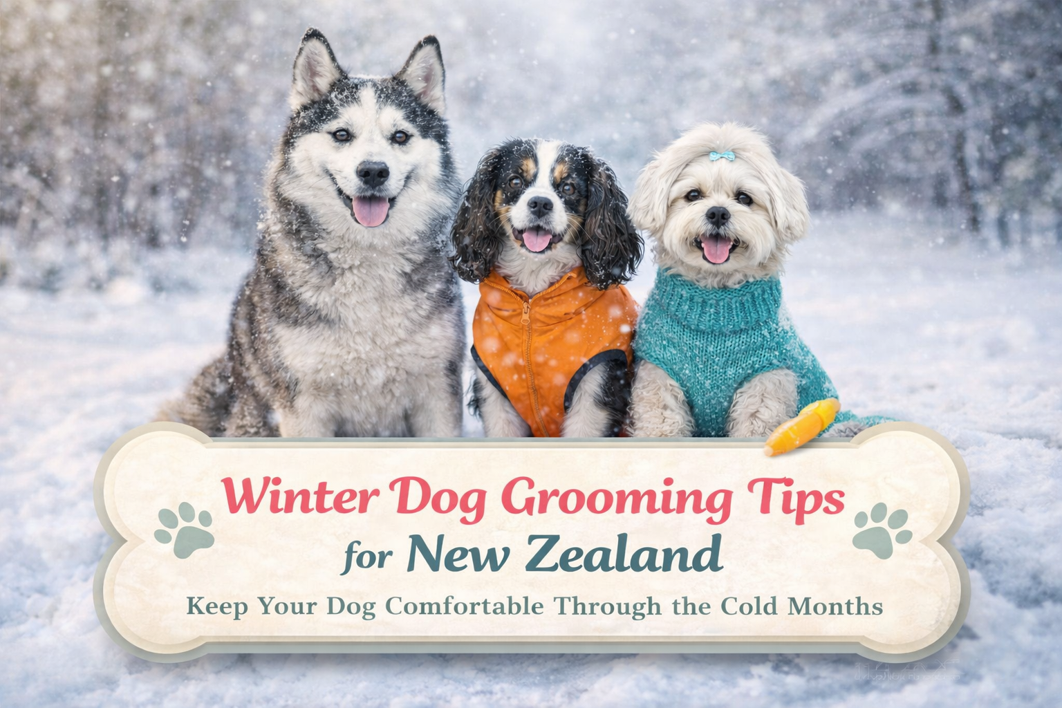 Winter Dog Grooming Tips for New Zealand
